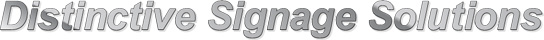 Distinctive Signage Solutions